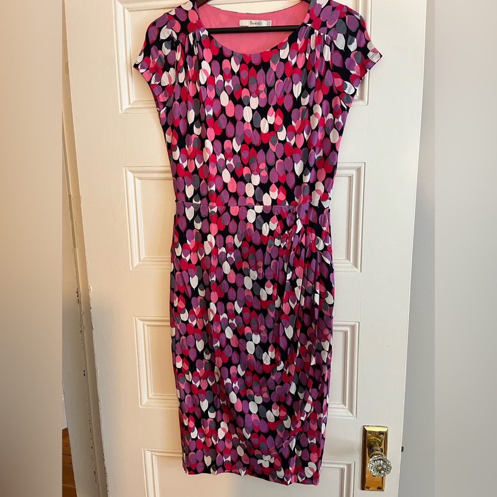Pink & Black pattern Boden dress